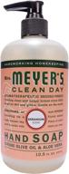 🧴 buy mrs. meyer's clean day liquid hand soap, geranium scent, 12.5 oz - pack of 6 logo