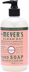 img 2 attached to 🧴 Buy Mrs. MEYER'S CLEAN DAY Liquid Hand Soap, Geranium Scent, 12.5 oz - Pack of 6