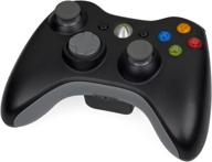 🎮 renewed xbox 360 wireless controller - black (controller only) by microsoft logo