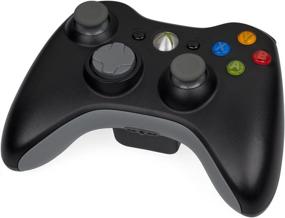 img 1 attached to 🎮 Renewed Xbox 360 Wireless Controller - Black (Controller Only) by Microsoft