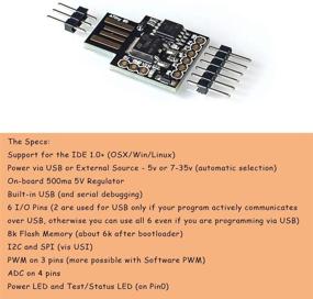 img 1 attached to 🔧 Comimark 5Pcs Digispark ATTINY85 Micro USB Development Board for Arduino: Enhancing SEO