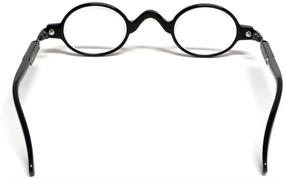 img 1 attached to Discover the Unbeatable Comfort of Calabria R314 Vintage Professor Oval Reading Glasses - Incredibly Lightweight!