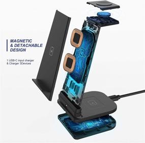 img 2 attached to Wireless Charging Station LC IMEEKE Compatible Portable Audio & Video