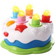 love mini baby birthday cake toy with candles, music toy for 1-5 year old toddlers logo