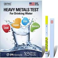 🏡 home water test kit: accurate lead, iron, copper, and mercury testing - epa standards | made in usa logo