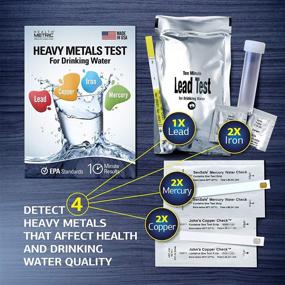 img 3 attached to 🏡 Home Water Test Kit: Accurate Lead, Iron, Copper, and Mercury Testing - EPA Standards | Made in USA