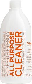 img 4 attached to 🍊 Sapadilla Grapefruit + Bergamot All-Purpose Cleaner Concentrate, 25 oz - Biodegradable, Clear Solution