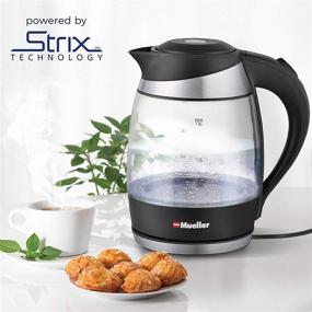 img 3 attached to 🔥 Мощный электрический чайник Mueller Ultra Kettle M99S: 1500 Вт с технологией SpeedBoil, 1,8 л, беспроводной, с LED-подсветкой