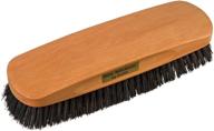 premium redecker clothes brush with organic pig bristle & elegant pearwood handle- 6-7/8 inches logo