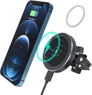 andolo magnetic wireless car charger for 🚗 iphone 13/12 - fast & convenient charging on-the-go! logo