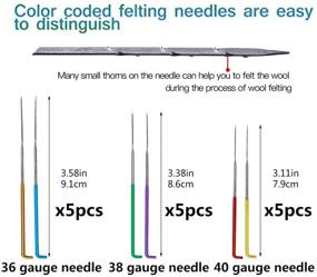 img 1 attached to Needle Felting Tools Pcs Needles