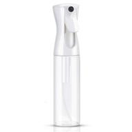💆 suream continuous spray bottle – 12.2oz/360ml clear water sprayer for salon use, refillable & fine mist plastic mister for hair styling, houseplant misting, gardening and cleaning logo