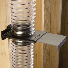 img 2 attached to 🏭 Rockler 2.5” Dust Gate for Dust Collector - Blast Gate with Bracket or Vacuum Fittings - Wall-Mounted Stable Operation - Dust Collection Fittings & Hoses