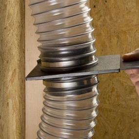 img 1 attached to 🏭 Rockler 2.5” Dust Gate for Dust Collector - Blast Gate with Bracket or Vacuum Fittings - Wall-Mounted Stable Operation - Dust Collection Fittings & Hoses