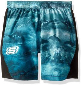 img 1 attached to 🩲 Stylish and Comfortable: Skechers Boys Trunks Swim Shorts for Fun in the Water