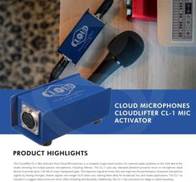 img 3 attached to Преобразователь микрофона с подъемником Cloud Microphones CL-1 Cloudlifter для подкастов, широковещания, прямых трансляций, блогеров, записей звука - в комплекте Xpix-кабели.