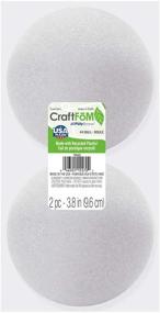 img 4 attached to 🔮 FloraCraft CraftFōM White Ball - 3.8 Inch - Set of 2