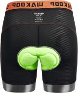 🚴 high-performance men's cycling shorts - 5d padded bike underwear with mtb liner undershorts logo