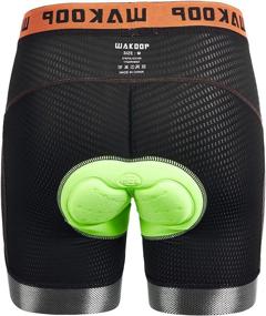 img 4 attached to 🚴 High-Performance Men's Cycling Shorts - 5D Padded Bike Underwear with MTB Liner Undershorts