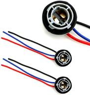 enhance your vehicle's lighting with ijdmtoy 1157 7528 wiring harness sockets: perfect for led bulbs, turn signal and brake lights logo