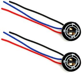 img 1 attached to Enhance Your Vehicle's Lighting with iJDMTOY 1157 7528 Wiring Harness Sockets: Perfect for LED Bulbs, Turn Signal and Brake Lights