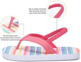 img 2 attached to tombik Toddler Flip Flops Boys & Girls Sandals, Kids Water Shoes" - Improved for SEO