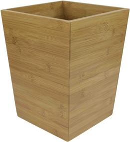 img 4 attached to 🗑️ Home Basics Bamboo Waste Bin: Sustainable and Stylish Natural Trash Can