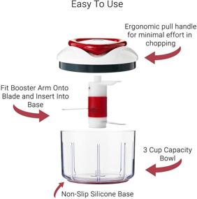 img 3 attached to 🔪 ZYLISS Easy Pull Food Chopper and Manual Food Processor - Ultimate Vegetable Slicer and Dicer - Hand Held Kitchen Tool