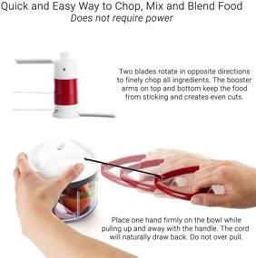 img 2 attached to 🔪 ZYLISS Easy Pull Food Chopper and Manual Food Processor - Ultimate Vegetable Slicer and Dicer - Hand Held Kitchen Tool