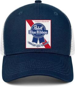 img 3 attached to Jdadaw Pabst Blue Ribbon Logo Baseball Trucker Dark_Blue