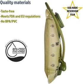 img 2 attached to 🎒 Mazama Hatch Tactical and Hunting Hydration Bladder Reservoir - Leak Proof Replacement for Backpacks - Enhanced Durability with 30% Thicker Film - Made in USA with Puncture Resistant Film