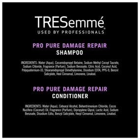 img 2 attached to TRESemmé Pro Pure Sulfate-Free Hair Care Set with Volume Boosting & Damage Repair Shampoo, Conditioner, and Styler – Paraben-Free, Dye-Free Formula – 3 Count