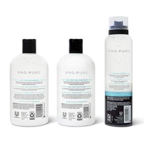 img 3 attached to TRESemmé Pro Pure Sulfate-Free Hair Care Set with Volume Boosting & Damage Repair Shampoo, Conditioner, and Styler – Paraben-Free, Dye-Free Formula – 3 Count