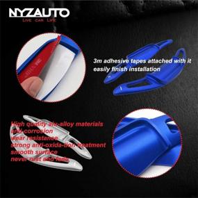 img 1 attached to NYZAUTO Aluminum Alloy Extension Compatible 2020 Blue