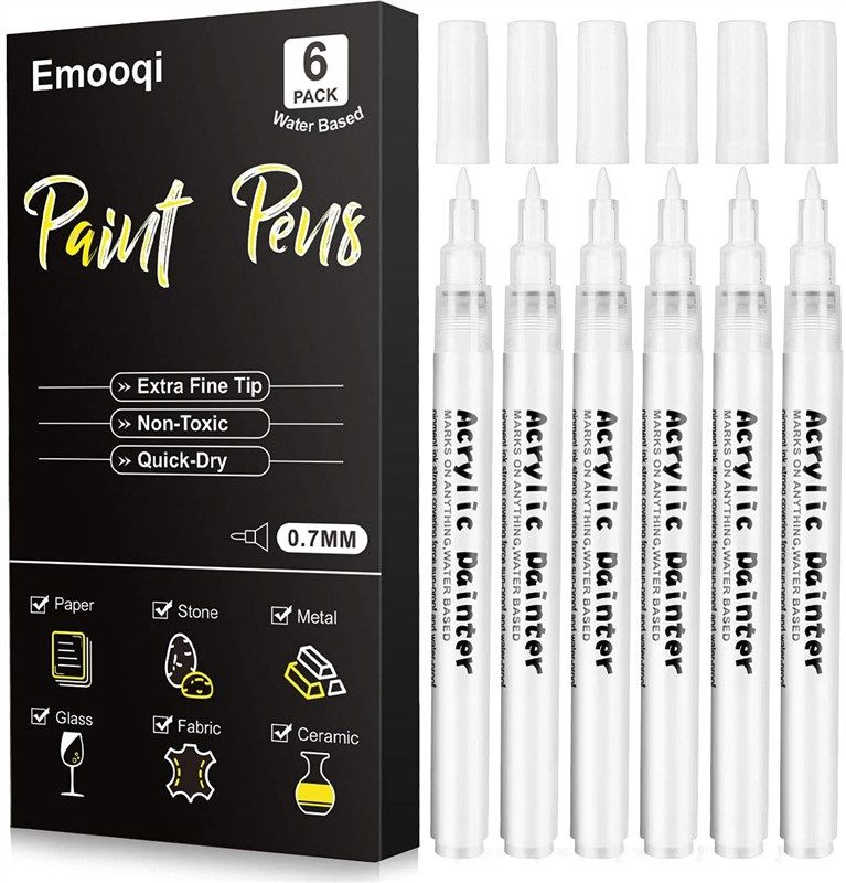 Liquid Chalk Markers  Emooqi 12 Pack Dry Erase Marker Pens For Chalkb