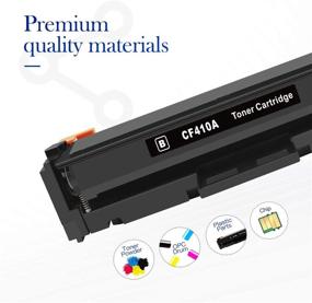 img 3 attached to 🖨️ Valuetoner Compatible Toner Cartridge Set for HP 410A - Ideal for Color Laserjet Pro MFP-M477 and M452 Series Printers (4-Pack)