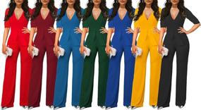 img 1 attached to Womens Summer Elegant Jumpsuit Jumpsuits Women's Clothing