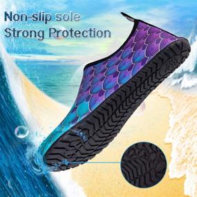 img 2 attached to YALOX Water Shoes - Unisex Outdoor Beach Swimming Aqua Socks | Quick-Drying Barefoot Shoes for Surfing, Yoga, Pool, and Exercise