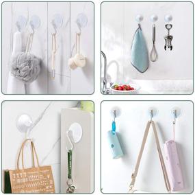 img 3 attached to 🧲 Maximize Kitchen Storage with HangerSpace Suction Plastic Reusable Solution