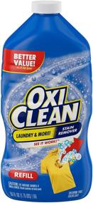 img 4 attached to OxiClean Stain Remover Refill, 🧺 56 Oz for powerful laundry stain removal