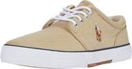 👞 polo ralph lauren faxon leather men's shoes: stylish fashion sneakers for the modern gentlemen logo