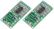 🔍 devmo 2pcs microwave doppler radar motion detector sensor rcwl-0516 - improved compatibility with ar-duino, raspberry pi, and increased efficiency as human, rat, and cat detector logo