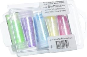 img 3 attached to 🌸 STAMPENDOUS Spring Sparkle Assorted Crafting Embossing 9Oz