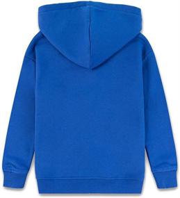 img 3 attached to 👕 DEESPACE Boys' Brushed Fleece Kangaroo Sweatshirt: Fashion Hoodies & Sweatshirts Collection