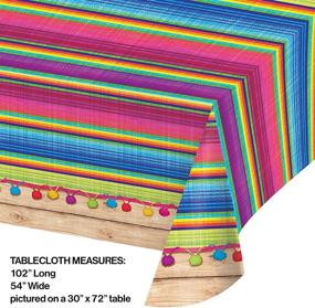 img 1 attached to 🎉 Celebrate with Style: Creative Converting Plastic Serape Party Decor
