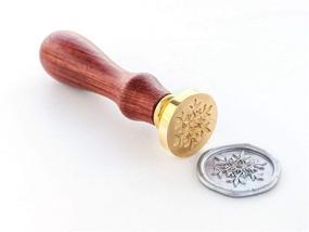 img 4 attached to 🎄 Enhance Your Holidays with VOOSEYHOME Christmas Snowflake Wax Seal Stamp - Perfect for Invitations, Mails, Gifts & Themed Parties!