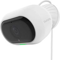 камера безопасности наружного применения blurams outdoor pro 1080p с двусторонним аудио, звездным ночным видением, распознаванием лиц, сиреной, защитой от погоды, облачным/локальным хранением, совместимостью с alexa & google assistant & ifttt & siri логотип