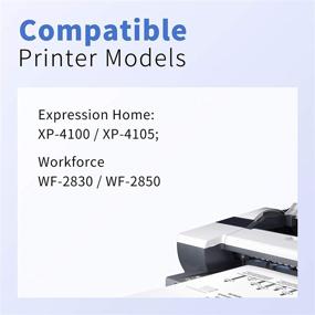 img 2 attached to 🖨️ Мой картридж PHOEVER Восстановленный картридж для чернил заменяет Epson 212XL 212 T212XL - Совместим с принтерами Workforce WF-2850 WF-2830 Expression Home XP-4100 XP-4105 (2 черных)