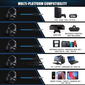 img 1 attached to SADES SA810 Gaming Headset - Surround Sound Stereo Headphones with Enhanced Bass, Noise Isolation Microphone, and Volume Control - for Xbox One, PS4, PC, Laptop, Mac, Mobile