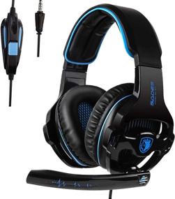 img 4 attached to SADES SA810 Gaming Headset - Surround Sound Stereo Headphones with Enhanced Bass, Noise Isolation Microphone, and Volume Control - for Xbox One, PS4, PC, Laptop, Mac, Mobile
